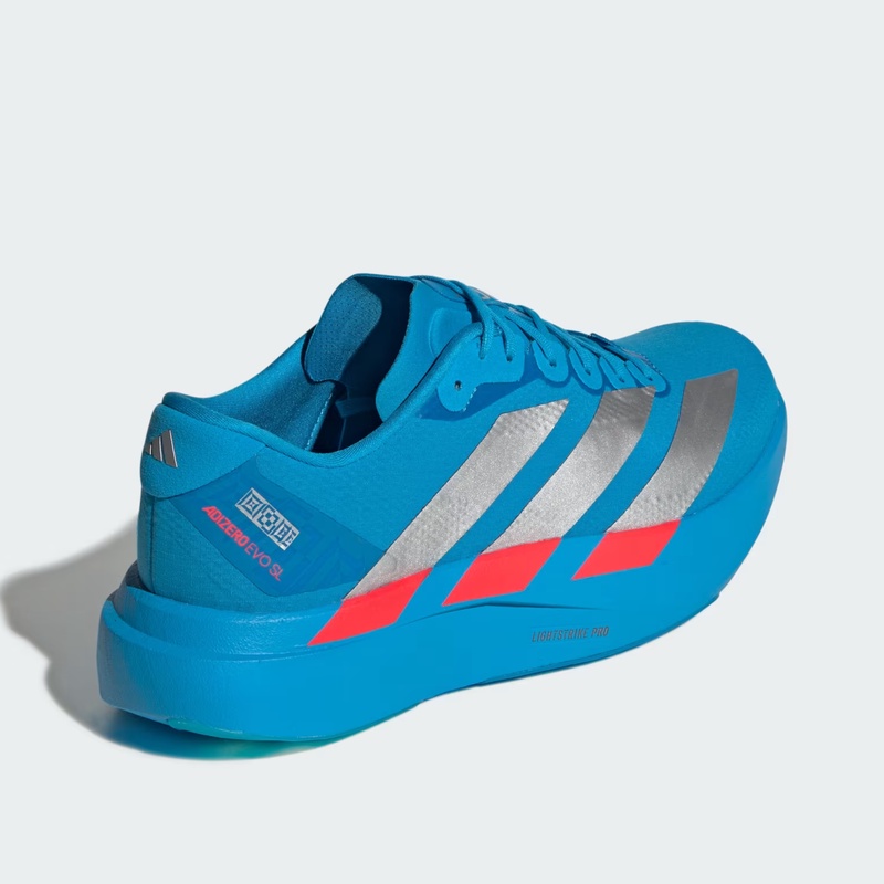 Jual Sepatu Lari Adidas Adizero Evo Sl Woven Solar Blue - Silver Metallic - Lucid Red Original Jr2023 - hoopspoint.com