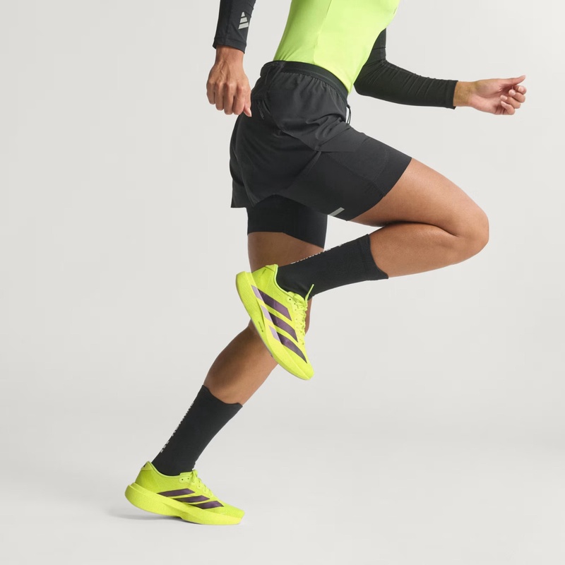 Jual Sepatu Lari Wanita Adidas Wmns Adizero Evo Sl Woven Solar Yellow - Aurora Plum - Powder Plum Original Jr4731 - hoopspoint.com