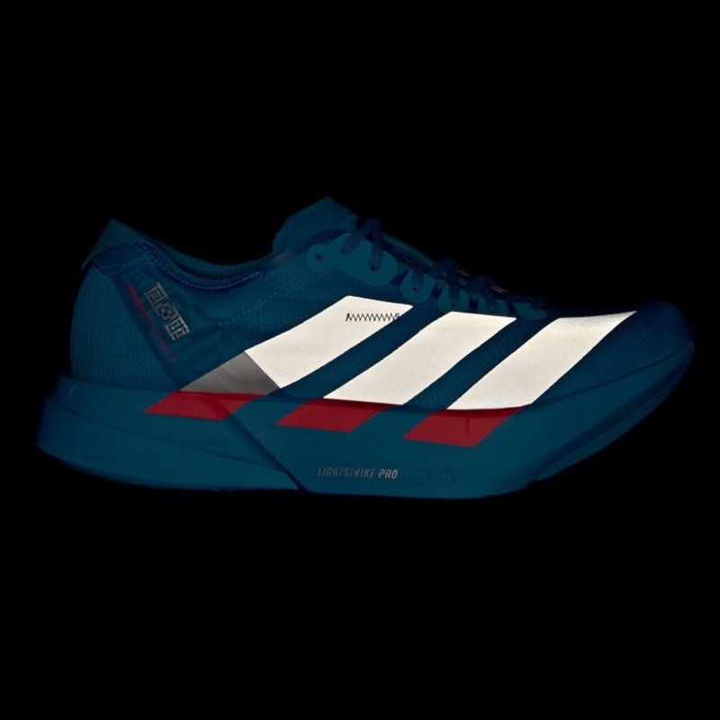 Jual Sepatu Lari Adidas Adizero Adios Pro 4 Solar Blue - Silver Metallic - Lucid Red Original Jr4796 - hoopspoint.com