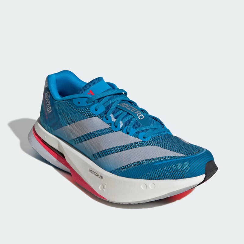 Jual Sepatu Lari Adidas Adizero Boston 13 Solar Blue - Silver Metallic - Dark Solar Blue Original Jr4868 - hoopspoint.com