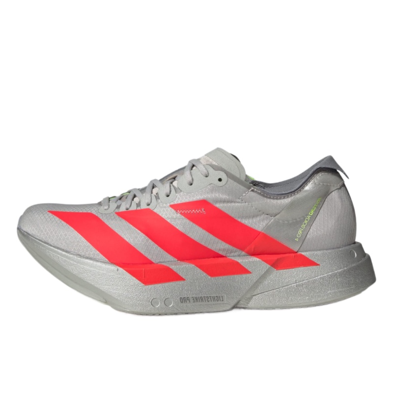 Jual Sepatu Lari Wanita Adidas Wmns Adizero Adios Pro 4 Grey Two-Lucid Red-Grey Original Jr6357 - hoopspoint.com