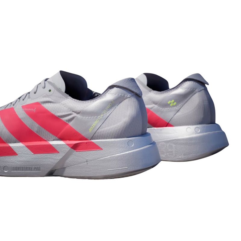 Jual Sepatu Lari Wanita Adidas Wmns Adizero Adios Pro 4 Grey Two-Lucid Red-Grey Original Jr6357 - hoopspoint.com