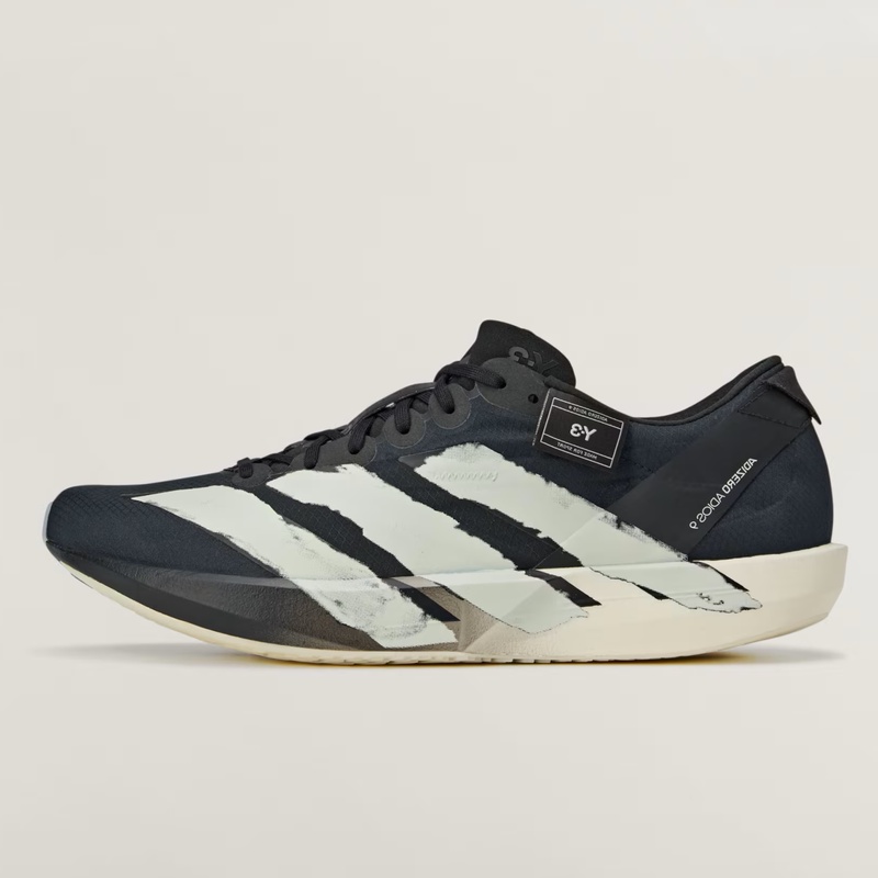 Jual Sepatu Lari Adidas Y-3 Adios 9 Black - Black - Off White Original Jr6652 - hoopspoint.com