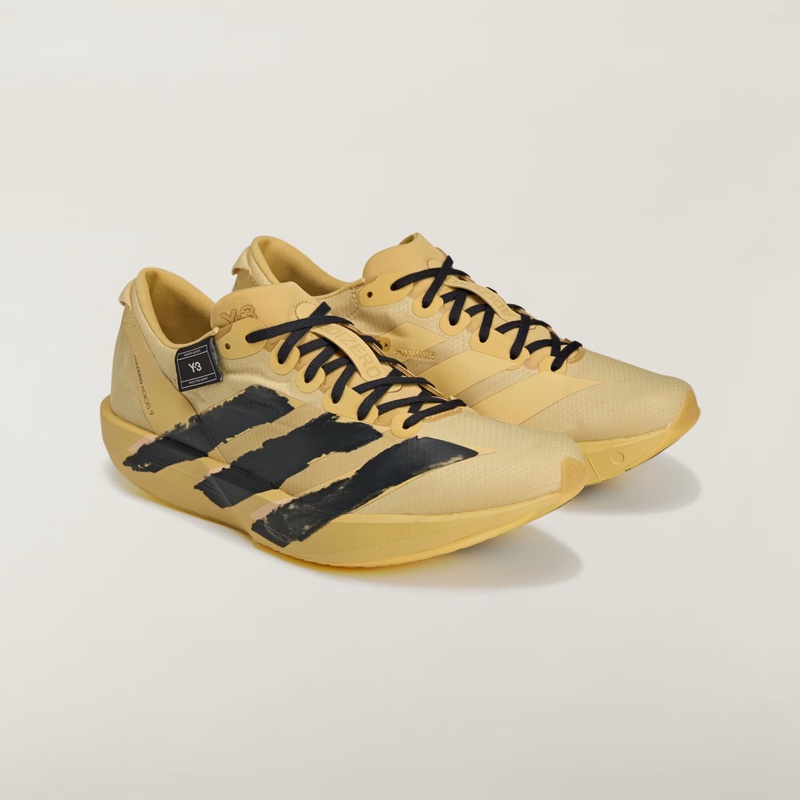 Jual Sepatu Lari Adidas Y-3 Adios 9 Yellow - Oat - Black Original Jr6654 - hoopspoint.com