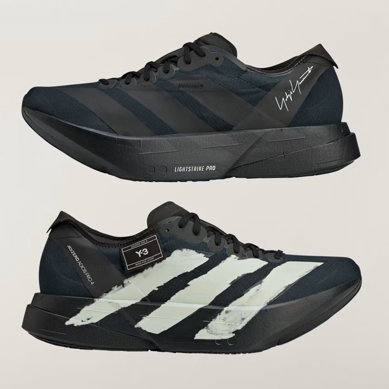 Jual Sepatu Lari Adidas Y-3 Adios Pro 4 Black Original Jr6655 - hoopspoint.com