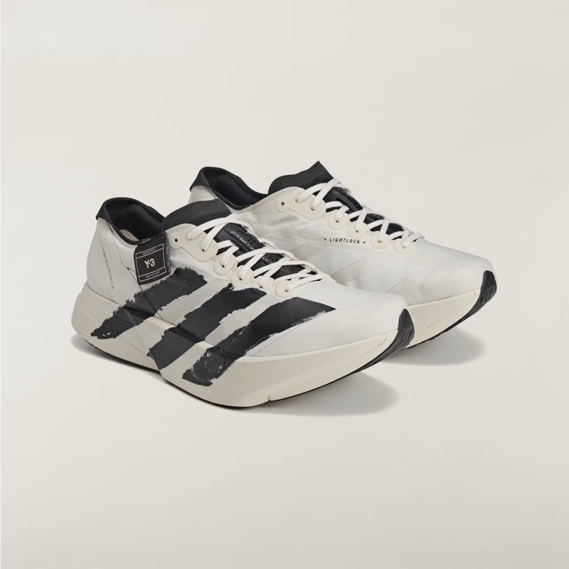 Jual Sepatu Lari Adidas Y-3 Adios Pro 4 Beige - Orbit Grey - Black Original Jr6656 - hoopspoint.com