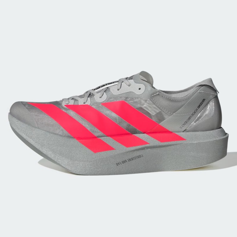 Jual Sepatu Lari Adidas Adizero Adios Pro Evo 2 Silver Metallic - Lucid Red - Grey Two Original Jr7259 - hoopspoint.com