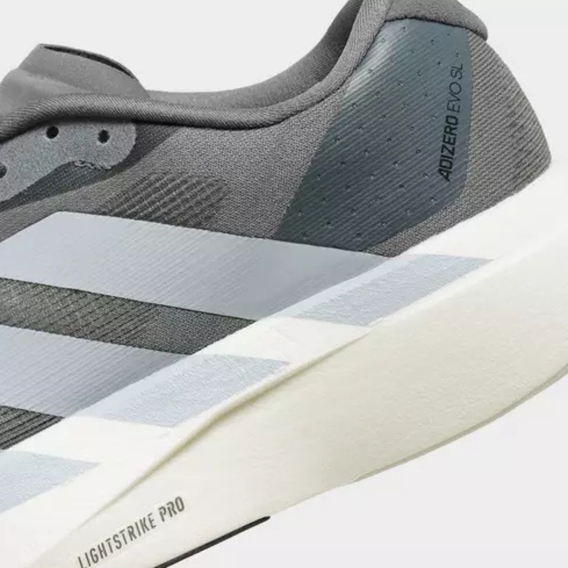 Jual Sepatu Lari Adidas Adizero Evo Sl Grey Four - Halo Silver - Core Black Original Js4489 - hoopspoint.com