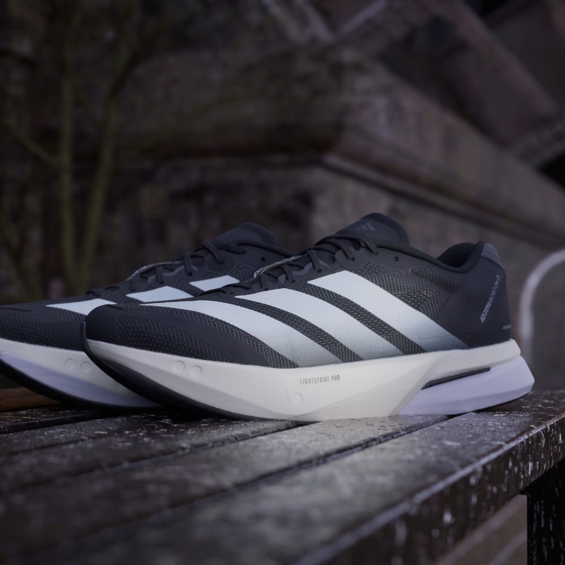 Jual Sepatu Lari Adidas Adizero Boston 13 Core Black - Cloud White - Grey Five Original Js4938 - hoopspoint.com