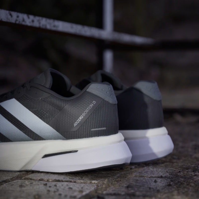 Jual Sepatu Lari Adidas Adizero Boston 13 Core Black - Cloud White - Grey Five Original Js4938 - hoopspoint.com
