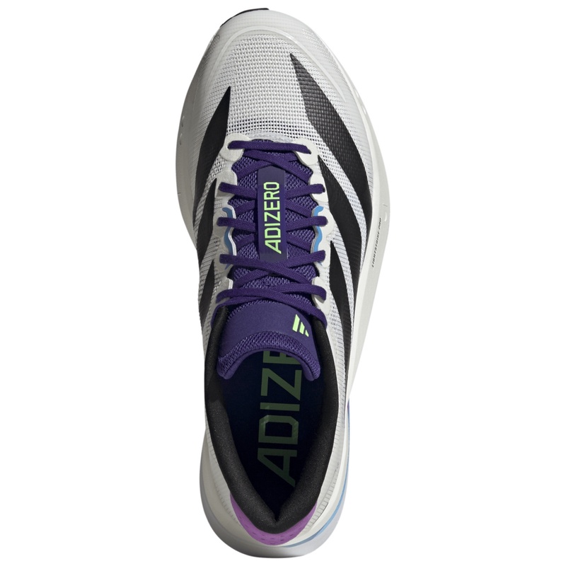 Jual Sepatu Lari Adidas Adizero Boston 13 Core White Core Black - Lime Burst Original Js4946 - hoopspoint.com