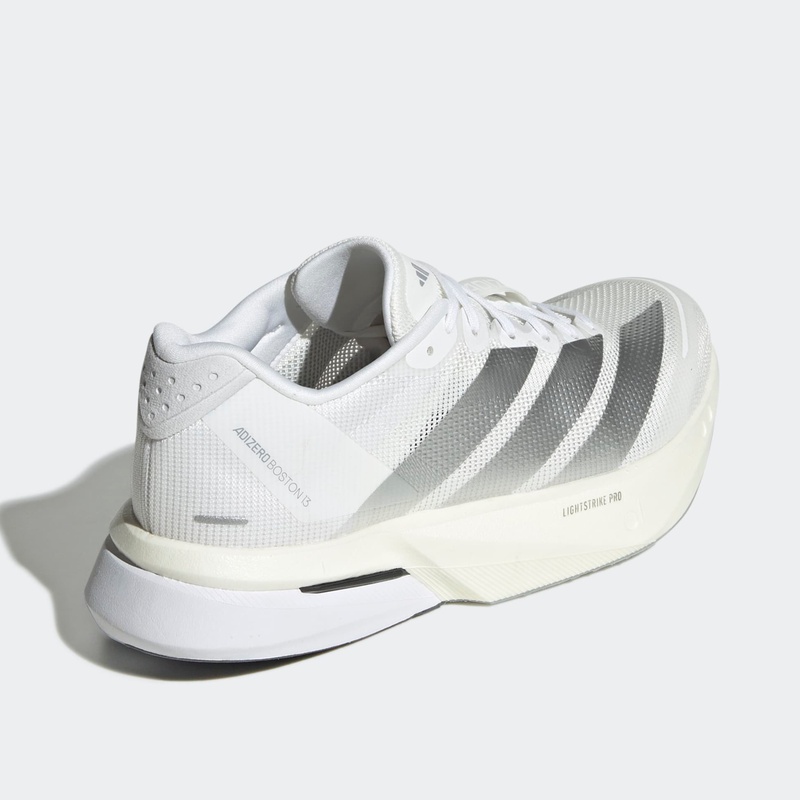 Jual Sepatu Lari Wanita Adidas Wmns Adizero Boston 13 Cloud White - Matte Silver - Dash Grey Original Js4948 - hoopspoint.com