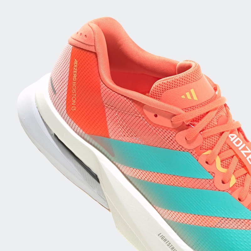 Jual Sepatu Lari Wanita Adidas Wmns Adizero Boston 13 Semi Coral - Flash Aqua - Flash Orange Original Js4954 - hoopspoint.com