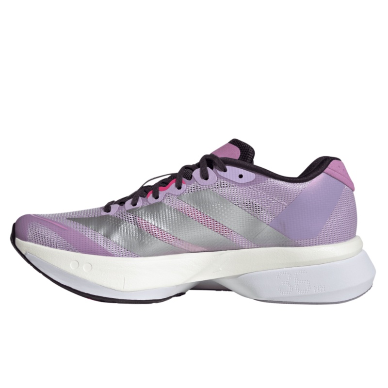Jual Sepatu Lari Wanita Adidas Wmns Adizero Boston 13 Powder Plum - Silver Metallic - Shock Pink Original Js4955 - hoopspoint.com