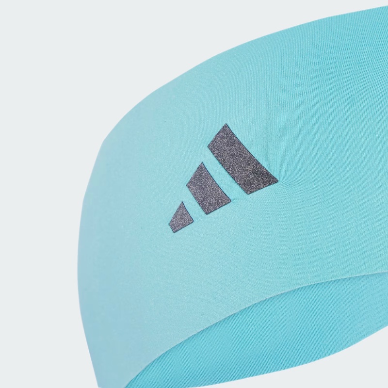Jual Aksesoris Lari Adidas Running Climacool Headband Mint Ton-Black Reflective Original Jv5935 - hoopspoint.com