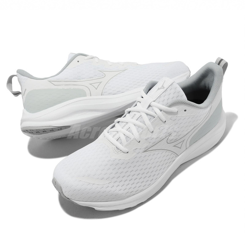 Jual Sepatu Lari Mizuno Esperunzer Super Wide White Grey Original K1Ga214471 - hoopspoint.com