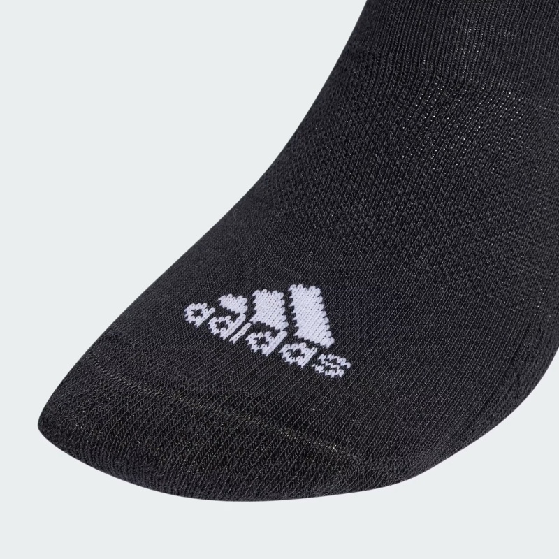 Jual Kaos Kaki Lari Adidas Thin&Light Sportswear Ankle Socks 3 Pair Pack Black Original Kc9613 - hoopspoint.com