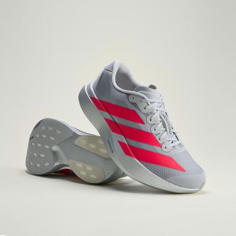 Jual Sepatu Lari Adidas Adizero Evo Sl Silver Metallic - Lucid Red - Iron Metallic Original Ki3381 - hoopspoint.com