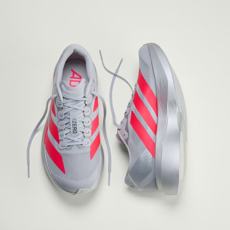 Jual Sepatu Lari Adidas Adizero Evo Sl Silver Metallic - Lucid Red - Iron Metallic Original Ki3381 - hoopspoint.com