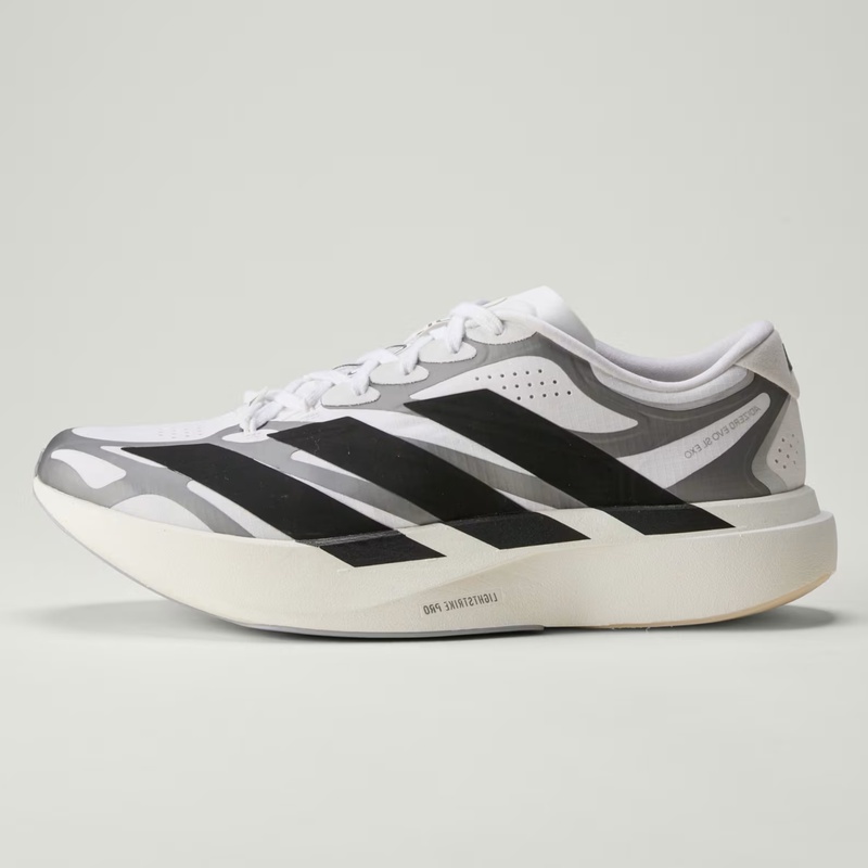 Beli Sepatu Lari Adidas Adizero Evo Sl Exo Cloud White - Core Black - Iron Metallic Original Ki4763