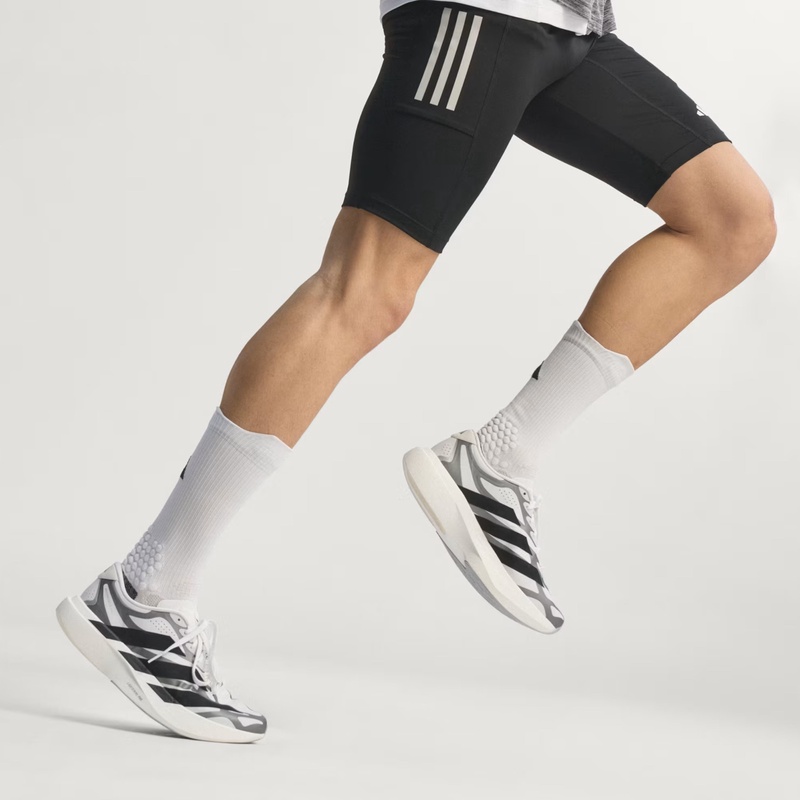 Jual Sepatu Lari Adidas Adizero Evo Sl Exo Cloud White - Core Black - Iron Metallic Original Ki4763 - hoopspoint.com