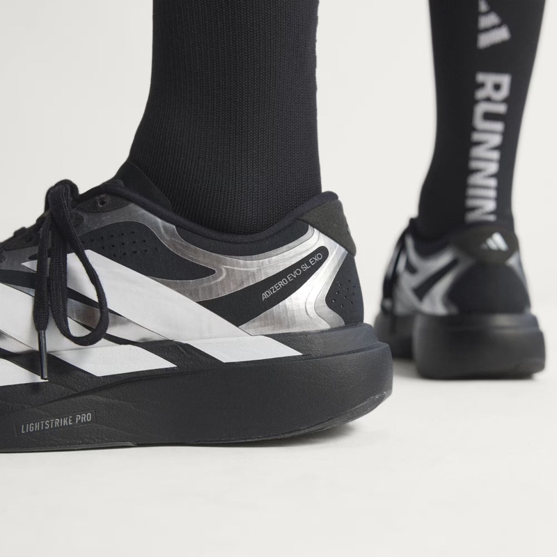 Jual Sepatu Lari Adidas Adizero Evo Sl Exo Core Black - Cloud White - Iron Metallic Original Ki4764 - hoopspoint.com