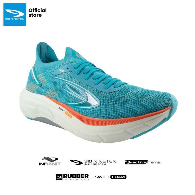 Jual Sepatu Lari Nineten Kishi Run Blue Original Kishirun-Blue - hoopspoint.com