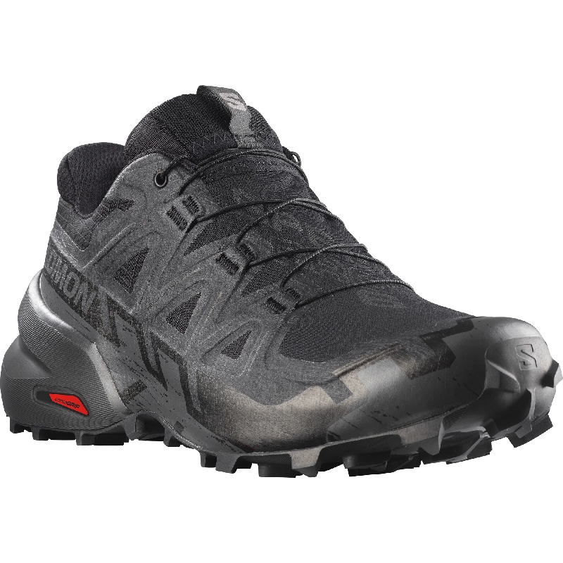 Jual Sepatu Trail Salomon Speed Cross 6 Gtx Black Original L41738600 - hoopspoint.com