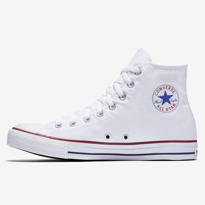 Jual Sepatu Sneakers Converse Chuck Taylor All Star Canvas Hi White Original M7650C - hoopspoint.com