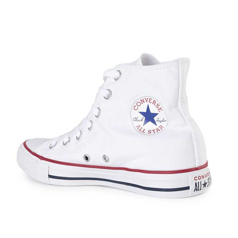 Jual Sepatu Sneakers Converse Chuck Taylor All Star Canvas Hi White Original M7650C - hoopspoint.com