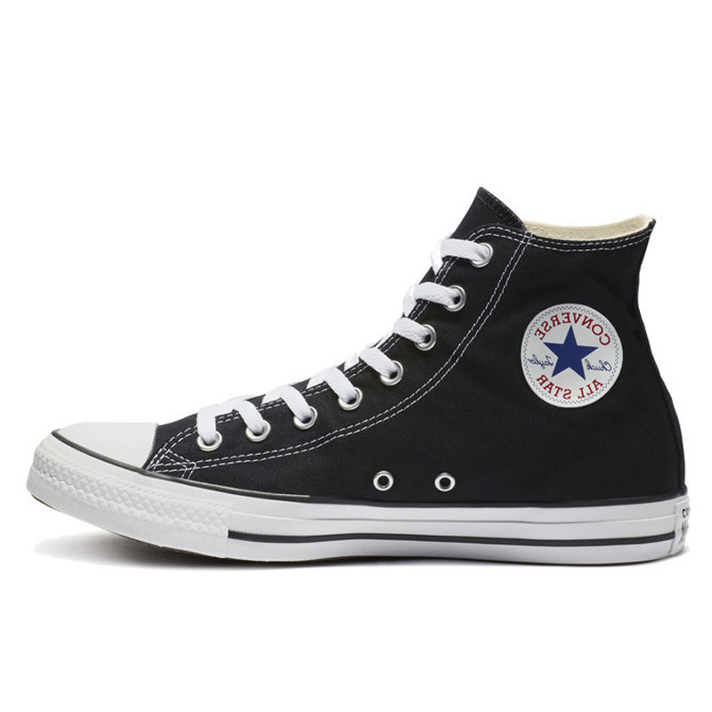 Jual Sepatu Sneakers Converse Chuck Taylor All Star Canvas Hi Black Original M9160C - hoopspoint.com