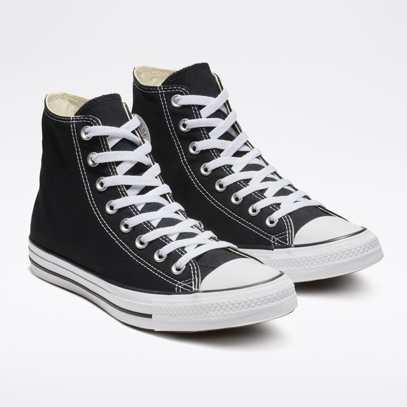 Jual Sepatu Sneakers Converse Chuck Taylor All Star Canvas Hi Black Original M9160C - hoopspoint.com