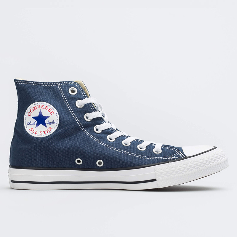 Jual Sepatu Sneakers Converse Chuck Taylor All Star Canvas Hi Navy Original M9622 - hoopspoint.com