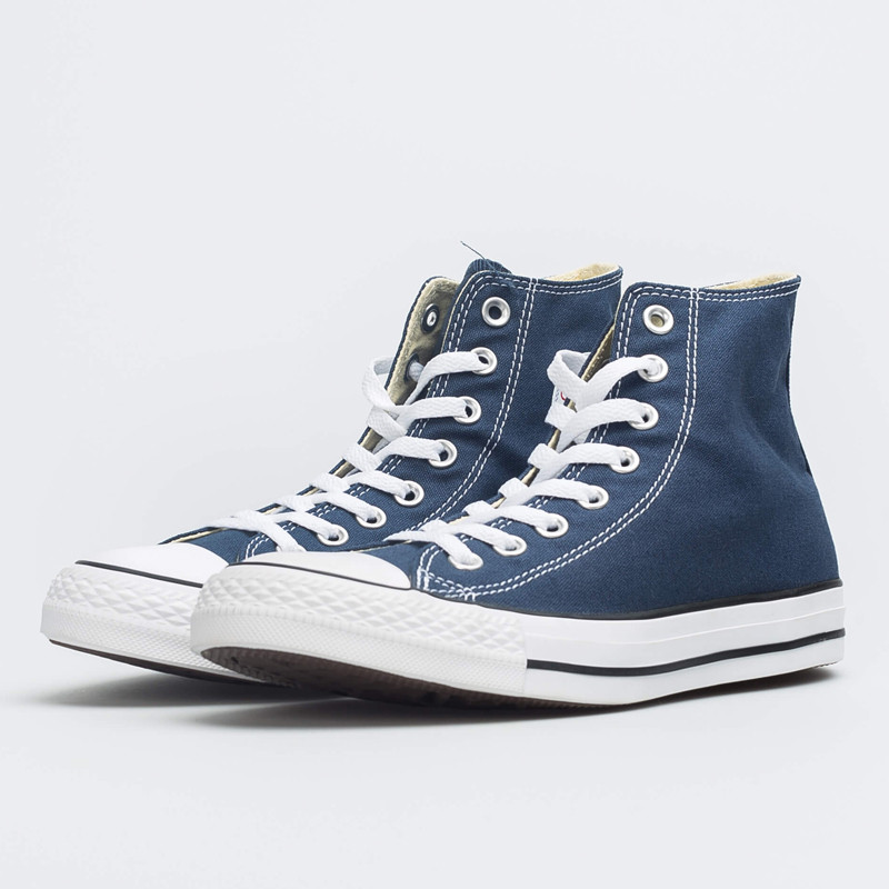 Jual Sepatu Sneakers Converse Chuck Taylor All Star Canvas Hi Navy Original M9622 - hoopspoint.com