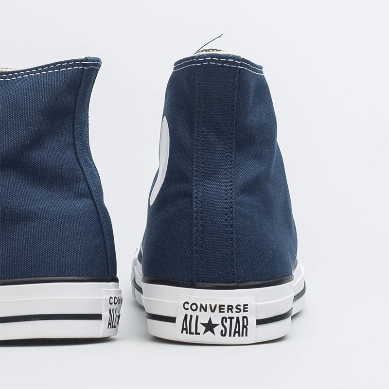 Jual Sepatu Sneakers Converse Chuck Taylor All Star Canvas Hi Navy Original M9622 - hoopspoint.com