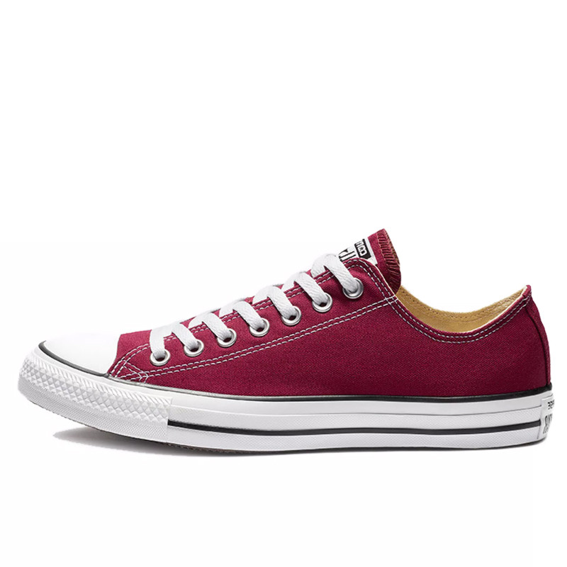 Jual Sepatu Sneakers Converse Chuck Taylor All Star Canvas Maroon Original M9691C - hoopspoint.com