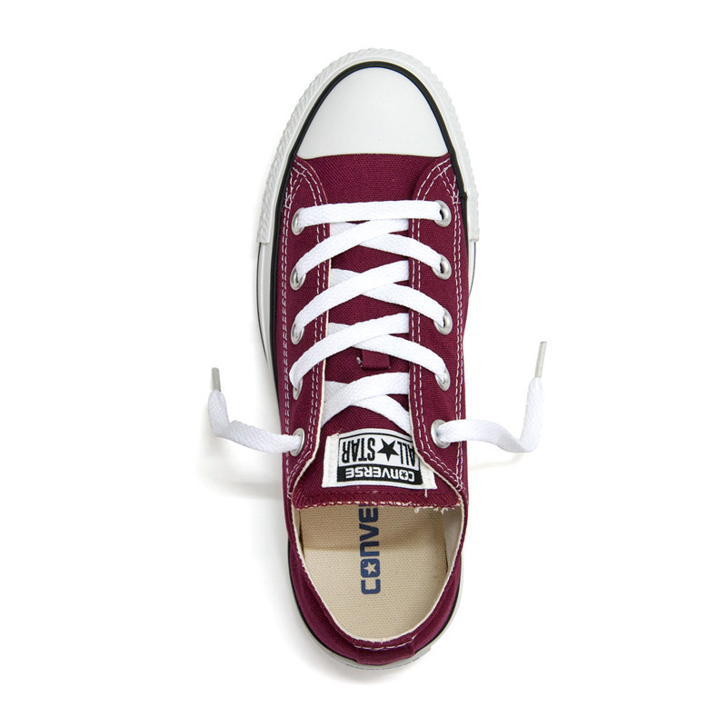 Jual Sepatu Sneakers Converse Chuck Taylor All Star Canvas Maroon Original M9691C - hoopspoint.com