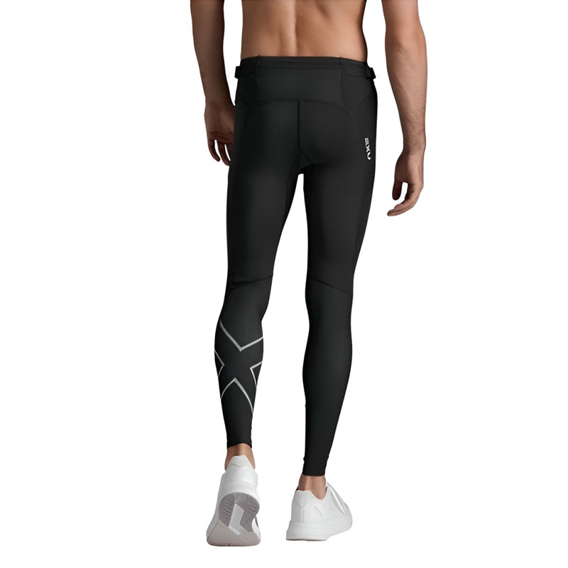 Jual Celana Lari 2Xu Aero Mesh Compression Tight Black Siver Reflective Original Ma7377Bbs - hoopspoint.com