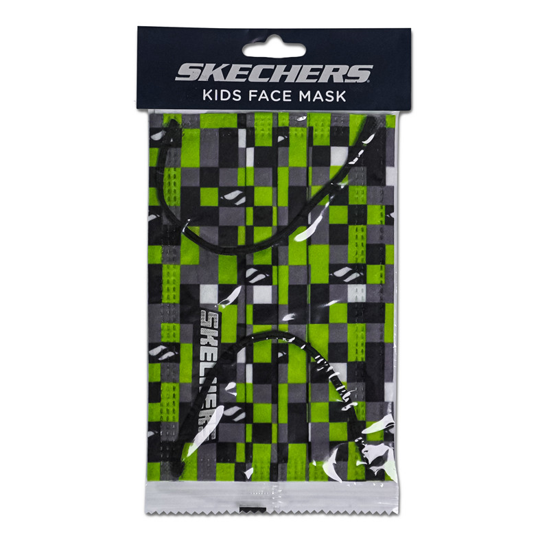 Jual Masker Sneakers Skechers Kids Face Mask Green Original Mab01Wgrn - hoopspoint.com