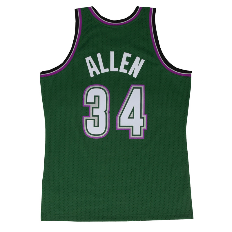 Jual Baju Basket Mitchell N Ness Milwaukee Bucks Ray Allen Swingman Jersey Green Original Mbudkgn96Ral - hoopspoint.com