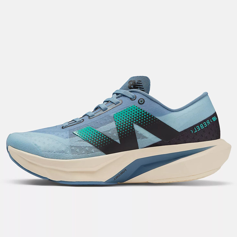 Jual Sepatu Lari New Balance Fuelcell Rebel V4 Heron Blue Original Mfcxch4 - hoopspoint.com