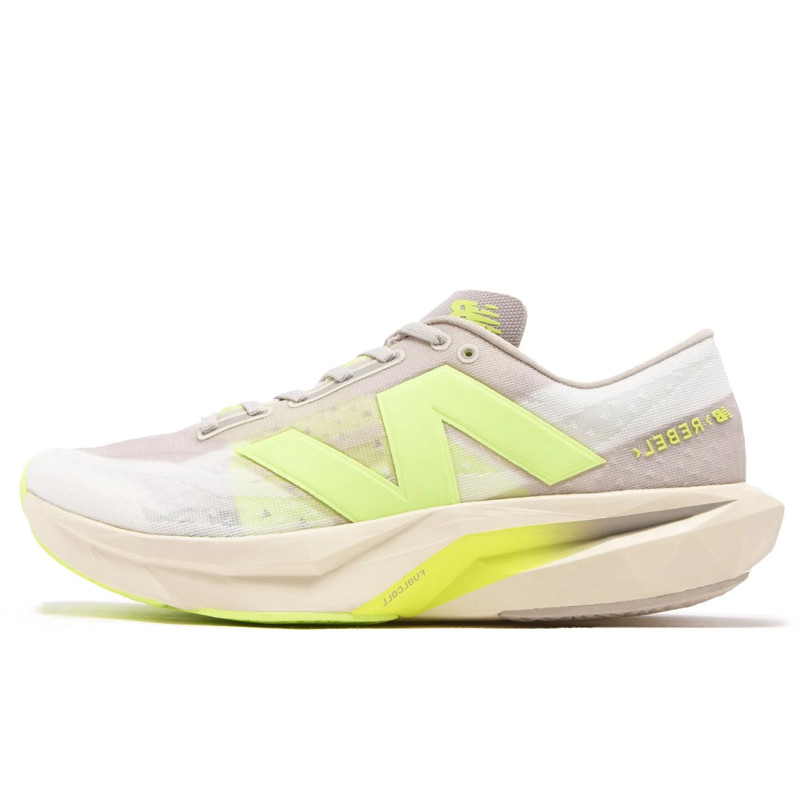 Jual Sepatu Lari New Balance Fuelcell Rebel V4 Off White Lime Original Mfcxlum - hoopspoint.com