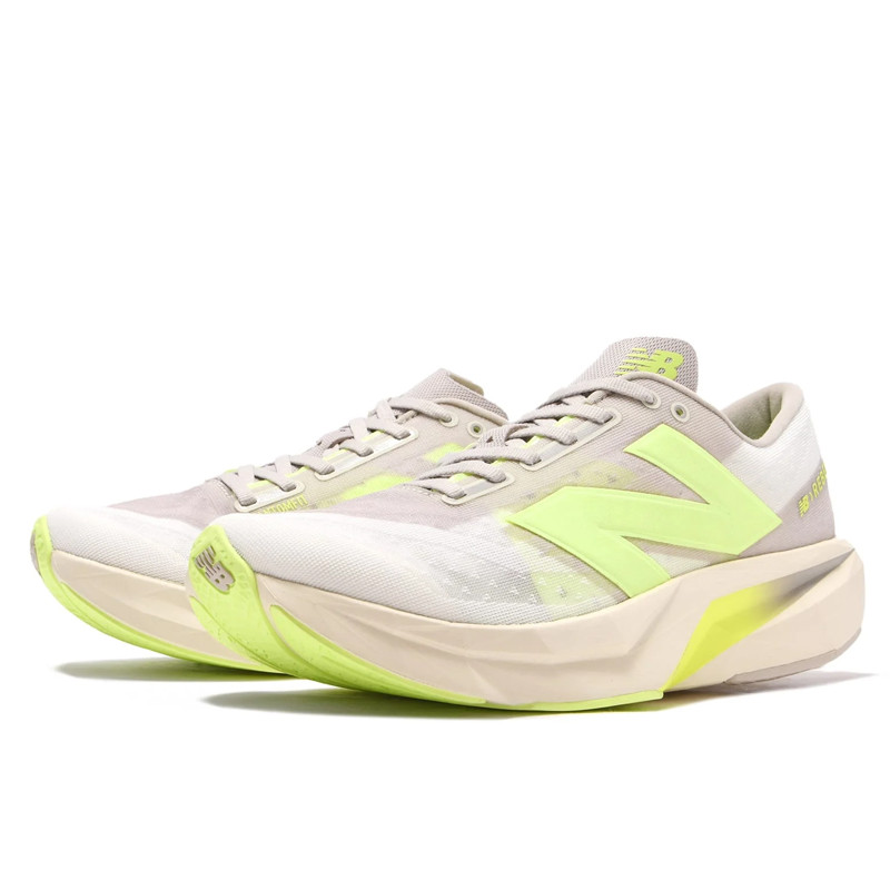 Jual Sepatu Lari New Balance Fuelcell Rebel V4 Off White Lime Original Mfcxlum - hoopspoint.com