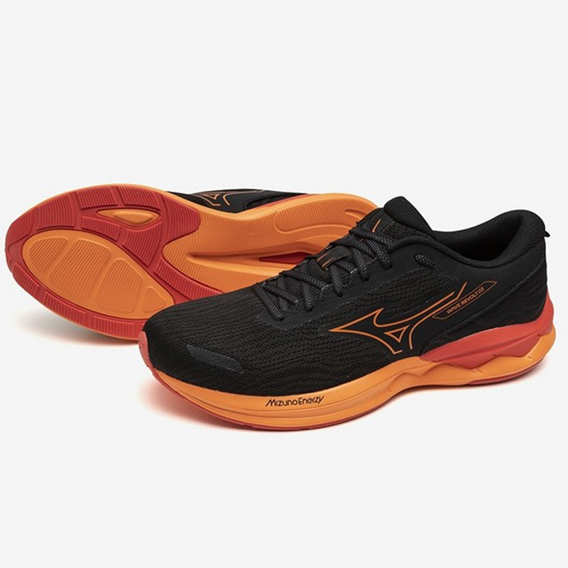 Jual Sepatu Lari Mizuno Wave Revolt 3 Black Original Mizj1Gc248101 - hoopspoint.com