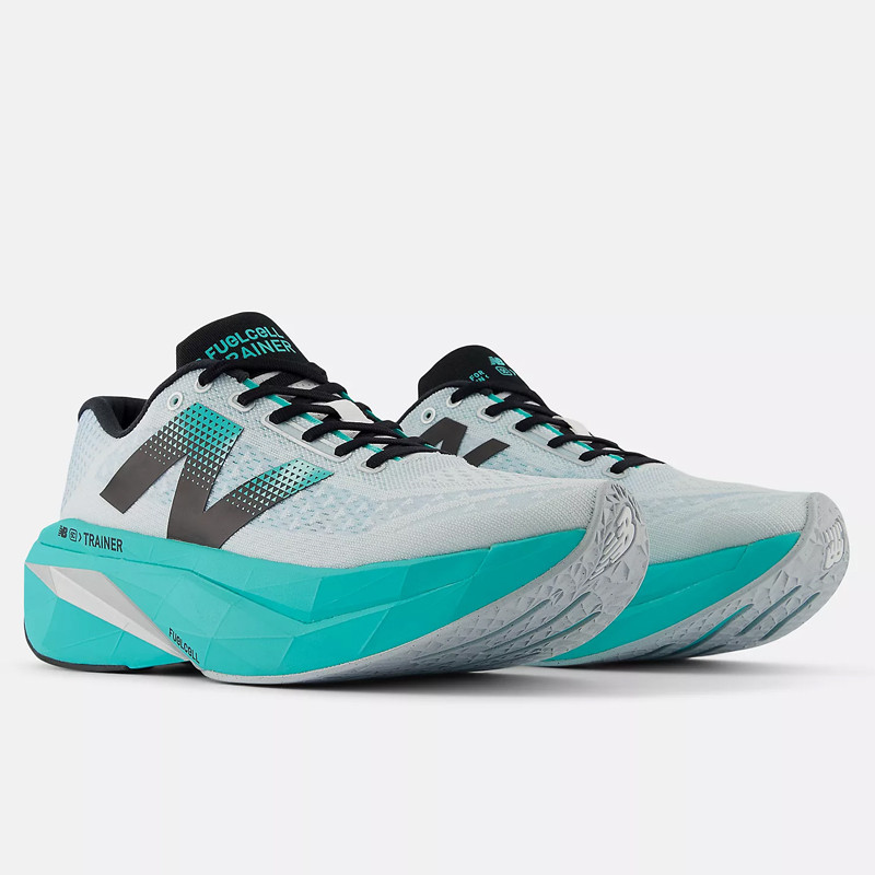 Jual Sepatu Lari New Balance Fuelcell Supercomp Trainer V3 White Cyber Jade Original Mrcxlw4 - hoopspoint.com