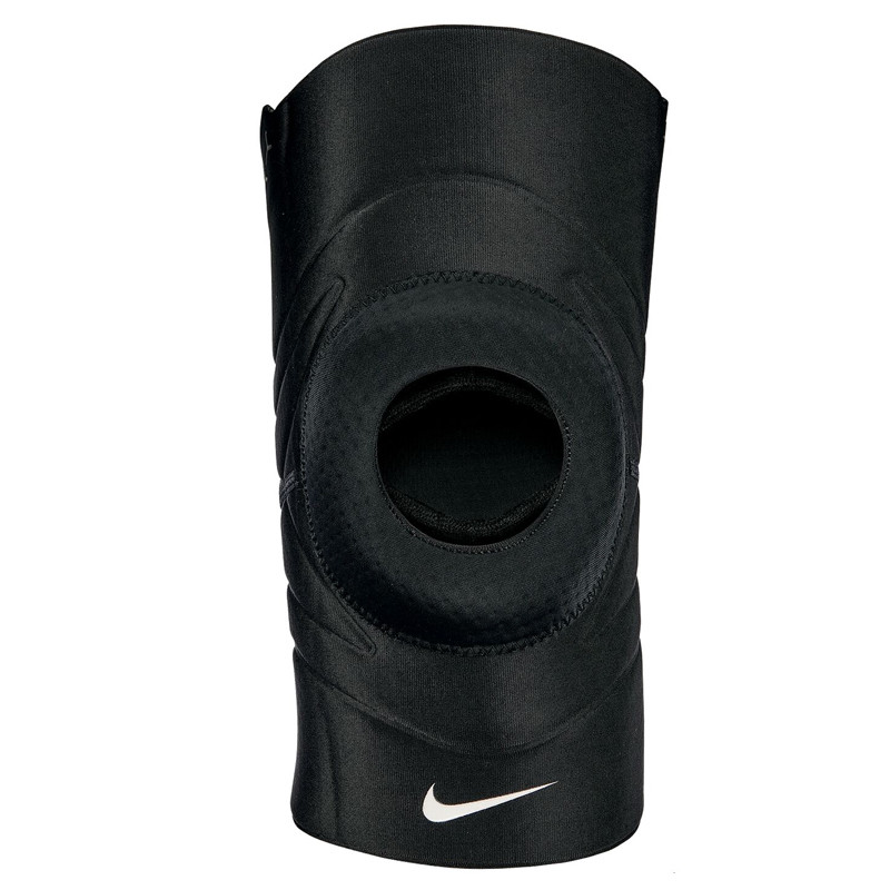 Jual Aksesoris Training Nike Pro Open Patella 3.0 Knee Sleeves Black Original N.100.0675.010 - hoopspoint.com