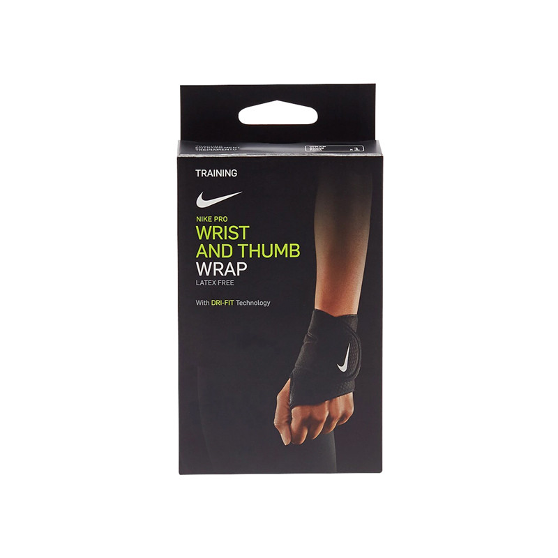 Jual Aksesoris Training Nike Pro Wrist And Thumb Wrap 3.0 Black Original N.100.0679.010.Os - hoopspoint.com