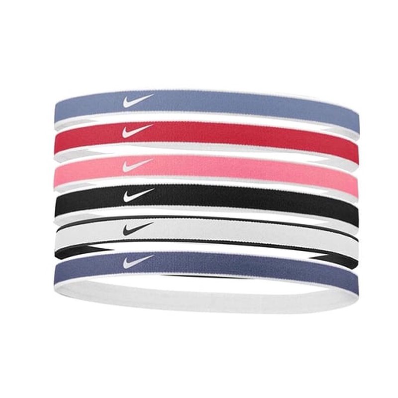 Jual Aksesoris Basket Nike Swoosh Sport Headbands 6Pk Multicolor Original N.100.2021.480.Os - hoopspoint.com