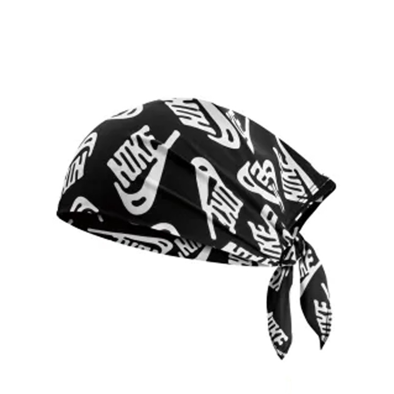 Jual Aksesoris Basket Nike Bandana Printed Black White Original N.100.3501.027.Os - hoopspoint.com