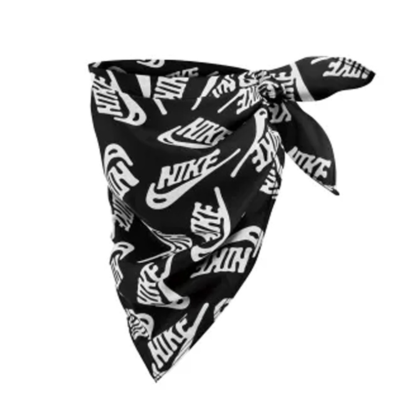 Jual Aksesoris Basket Nike Bandana Printed Black White Original N.100.3501.027.Os - hoopspoint.com